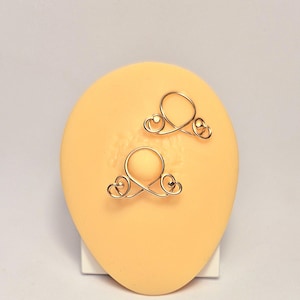 Gold plated over Sterling silver adjustable nipple rings