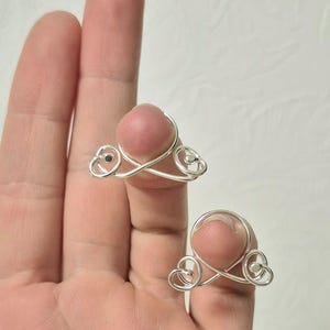 Sterling silver adjustable nipple rings