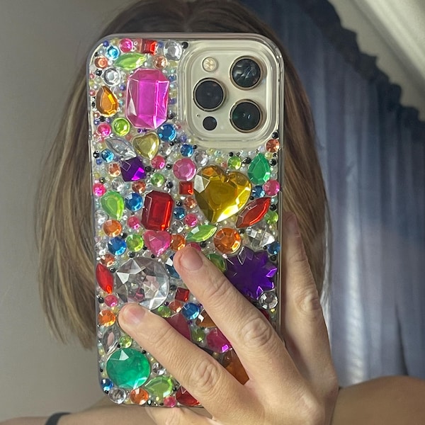 Handmade Bedazzled iPhone Case - Hannah Montana Inspired