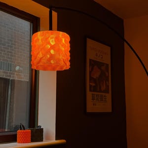 Pantalla de lámpara ondulada impresa en 3D / Lámpara colgante moderna / Pantalla de lámpara de mesa / Pantalla de lámpara decorativa - Lámpara única