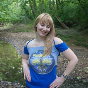 Upcycled Keller Williams Tee shirt Summer Halter Top Backless hippie mama Top made by Knottymama size