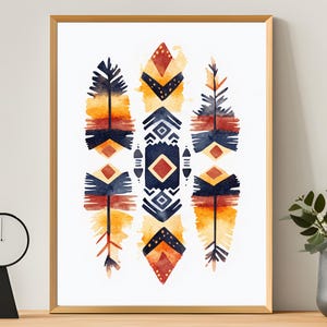 Handcrafted Native American-Inspired Wall Art for a Touch of Western & Southwestern Nostalgia