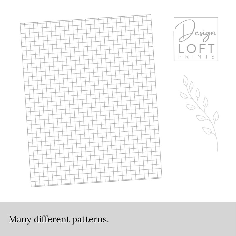 Customizable Graph Paper Printable: Vector PDF for Math, Art, and ...
