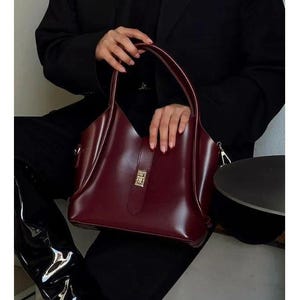 Bolso de mano vintage, bolso de mano de moda único para mujer, bolso de hombro hecho a mano
