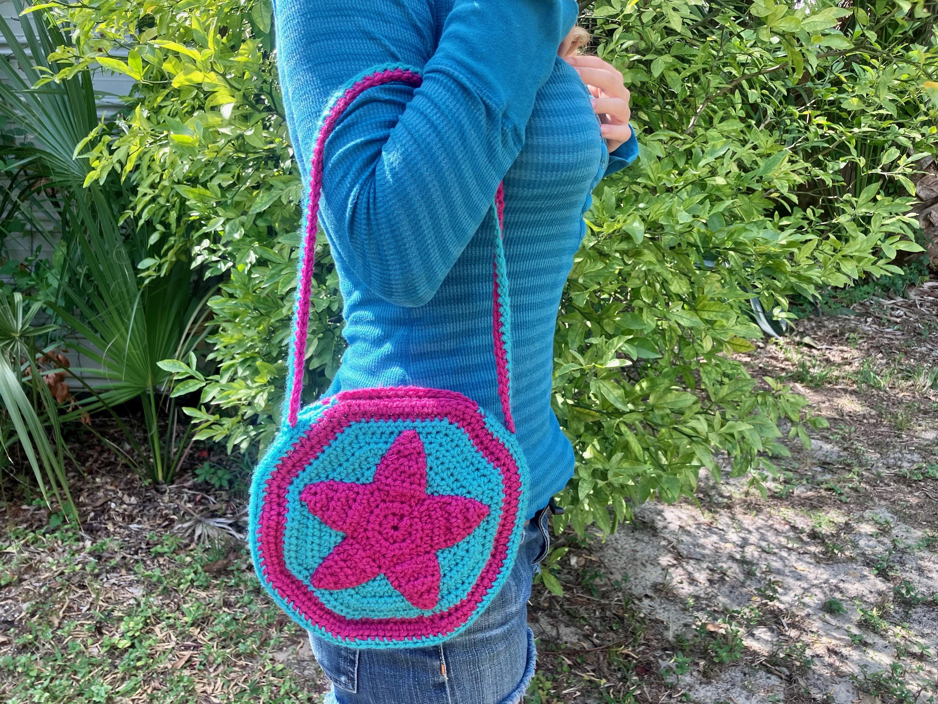 Ramona Flowers Crochet Shoulder Bag Pattern - Etsy