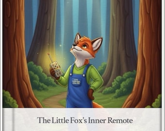 The Little Fox’s Inner Remote|Digital Illustrated Kids Picture Book for Kids|Instant Download eBook|Children’s Storybook PDF/audio/video