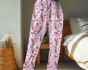 Pantalones de pijama de Coca-Cola Light para mujer / Regalo para amantes de la Coca-Cola Light / Conjunto de pijama para mujer / Regalo del Día de Galentines para ella