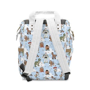 Sac à langer Toy Story | Cadeau baby shower | Sac à langer personnalisé | Sac à dos bébé avec prénom personnalisé | Sac d'hôpital pour bébé image 5