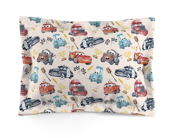 Cars Lightning McQueen Kissen Schein, Disney Kleinkind Bettwäsche, Kinder Schlafzimmer, Disney Wohnkultur, Kinderzimmer Bett Set