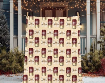 Dr Pepper Cream Soda Blanket | Dr Pepper Cream Soda Can Gift | Dr Pepper Lover Gift | Fun gift for adult kid/ Wife husband birthday