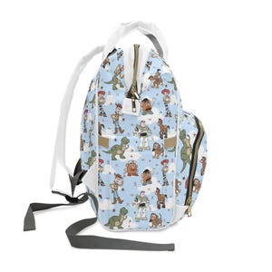 Sac à langer Toy Story | Cadeau baby shower | Sac à langer personnalisé | Sac à dos bébé avec prénom personnalisé | Sac d'hôpital pour bébé image 7