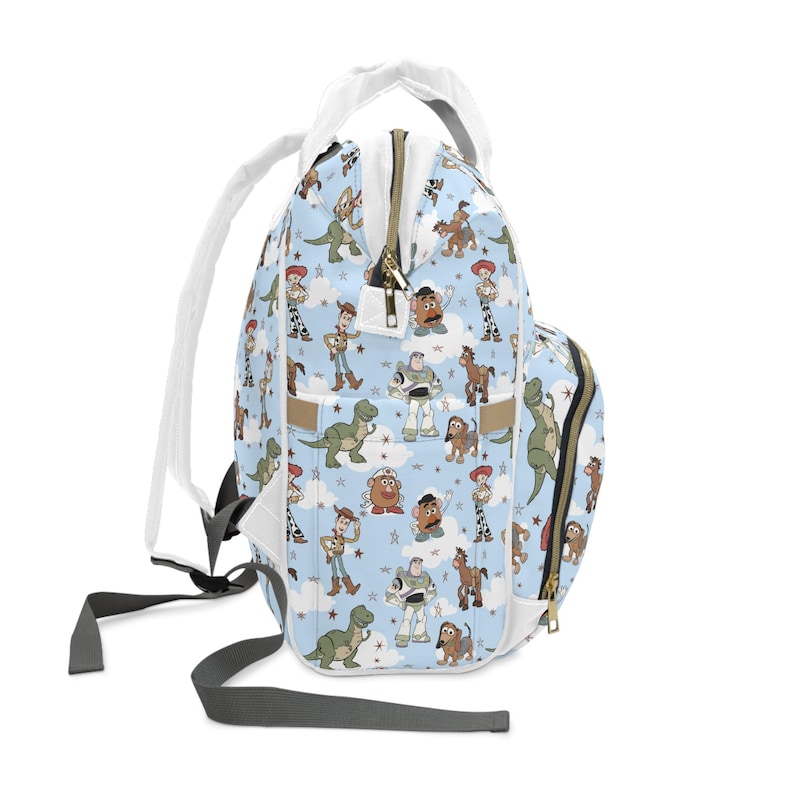 Sac à langer Toy Story | Cadeau baby shower | Sac à langer personnalisé | Sac à dos bébé avec prénom personnalisé | Sac d'hôpital pour bébé image 7