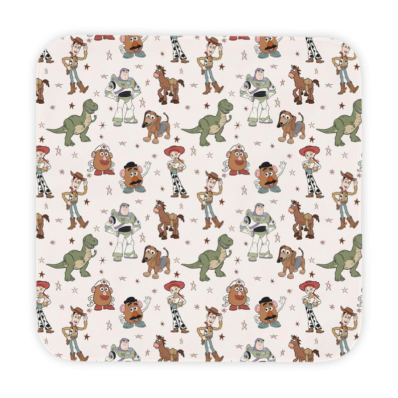 Toy Story Hooded Baby Towel, Personalized Baby Hooded Towel, Baby Shower Gift, Gift for baby boy, Birthday gift for baby girl image 4