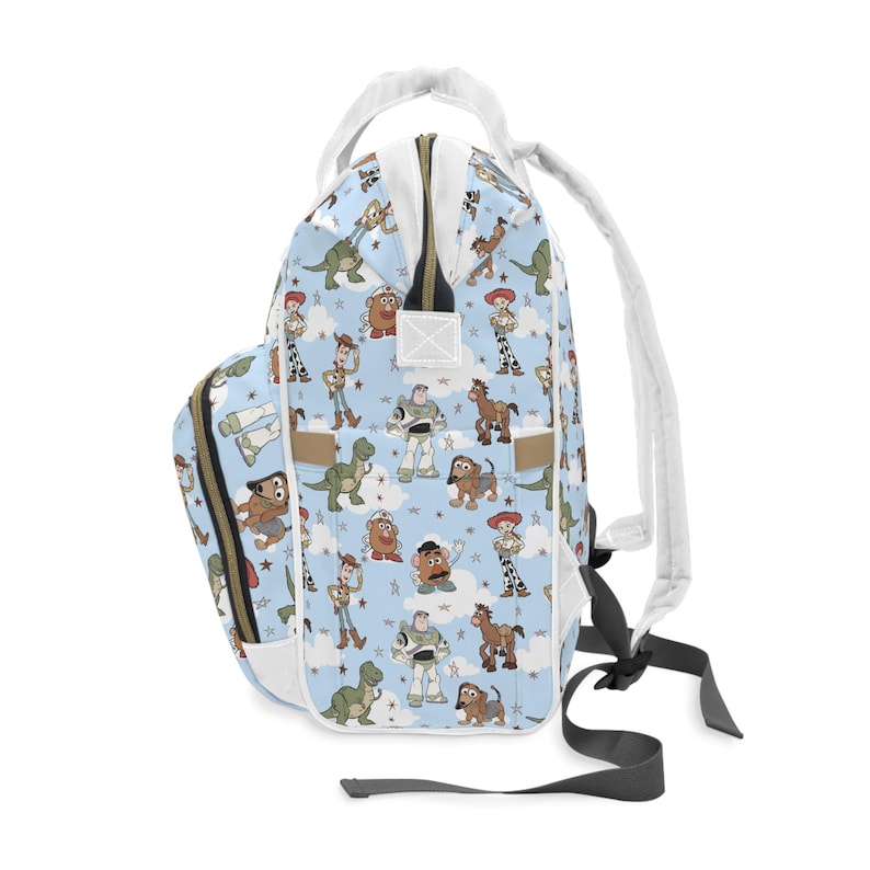 Sac à langer Toy Story | Cadeau baby shower | Sac à langer personnalisé | Sac à dos bébé avec prénom personnalisé | Sac d'hôpital pour bébé image 6