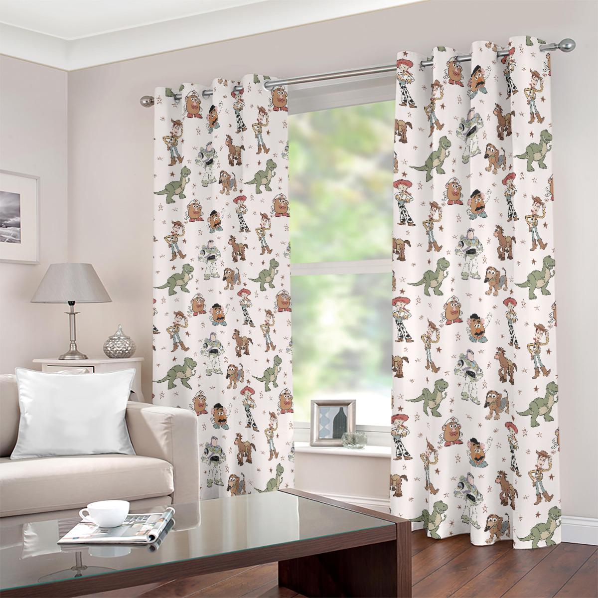 Toy Story Blackout Curtains – Kids Bedroom Window Panels | Baby Shower ...