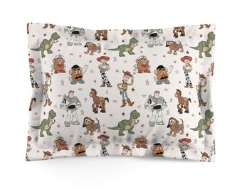 Toy Story Pillow Sham, Disney Toddler Bedding, Kids Bedroom, Disney Home Decor, Nursery Bed Set