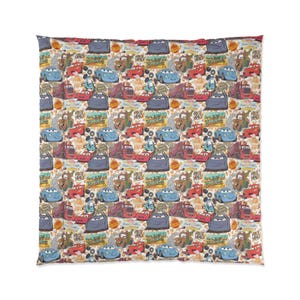 Edredom infantil do Relâmpago McQueen do filme Carros, roupa de cama da Disney, quarto infantil, decoração Disney para casa, berçário, roupa de cama aconchegante para crianças imagem 7