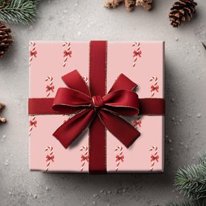 Candy Cane Wrapping Paper: Christmas Gift Wrap (Original Holiday Design)