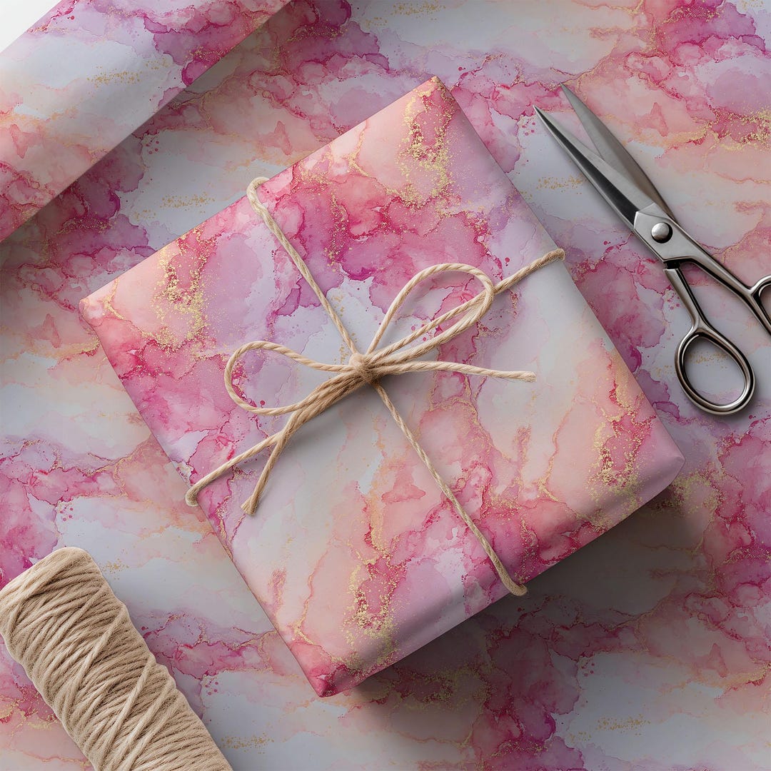Pastel Wrapping Paper: Elegant Abstract Gift Wrap - Etsy