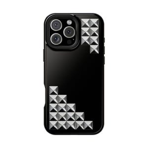 Nieten Schwarze magnetische Tough iPhone Case