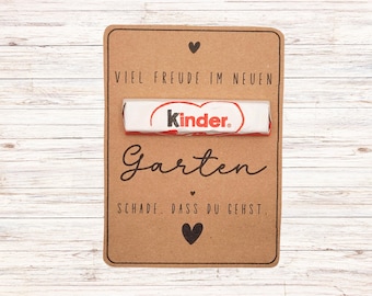 Print template - File - Gift card - Thank you teacher - PDF template for downloading and printing yourself, Thank you kindergarten day care nursery