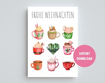 Christmas Money Gift PDF | Printable Voucher | Wish-Granting Christmas Gift | Christmas Voucher Template | Digital Download