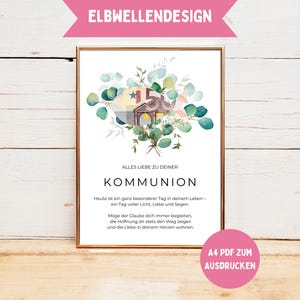 Cash gift for communion | Cash gift for communion for boys and girls | PDF download | Cash gift for communion