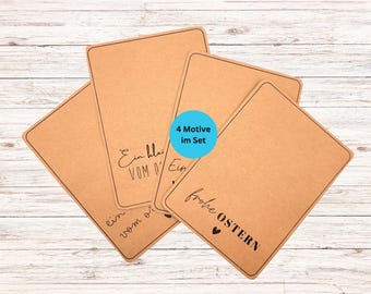 Print template Easter in a bag, gift card Happy Easter, print yourself, souvenir, little something, gift idea, Easter greetings, table decoration