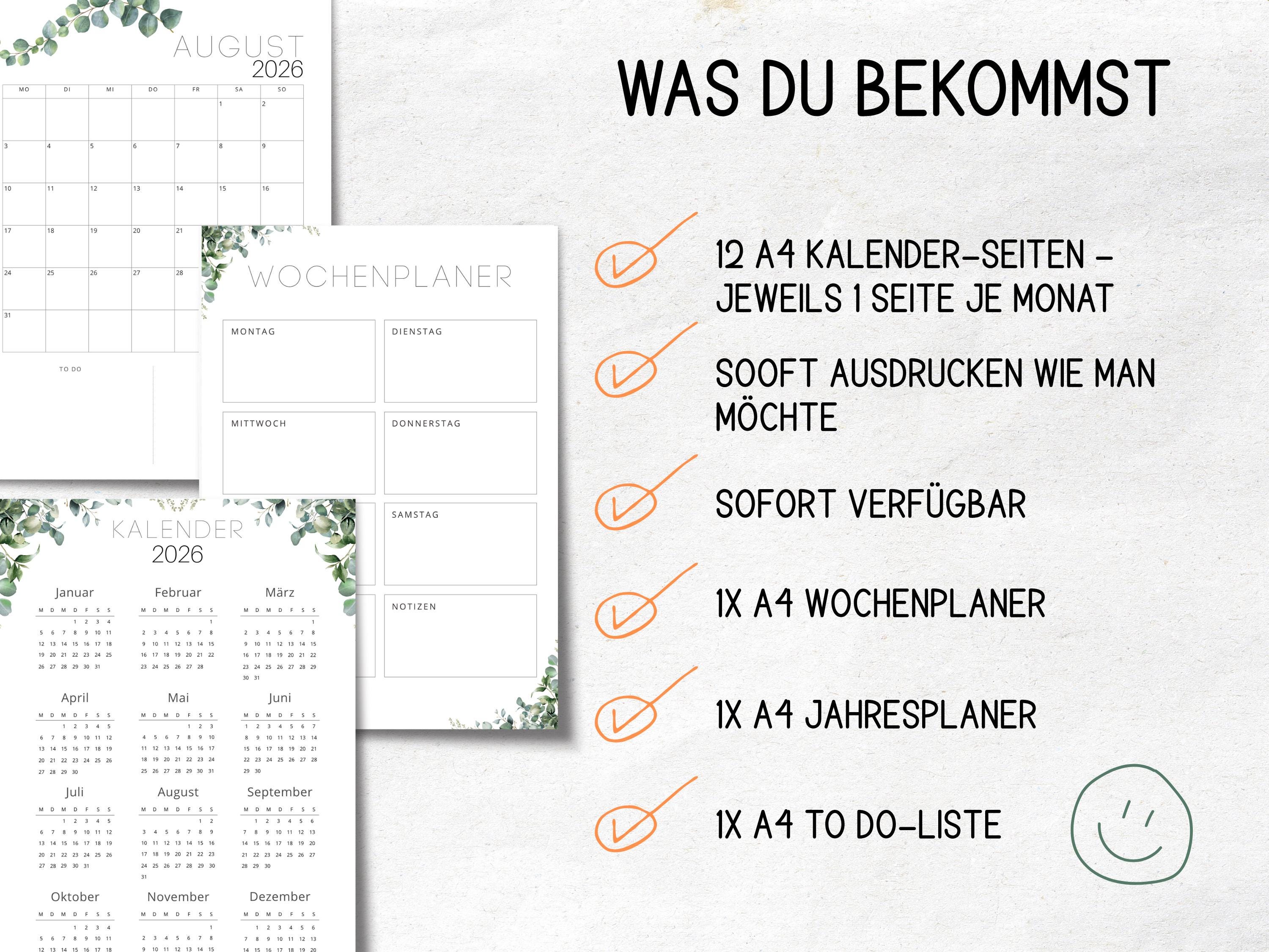 Big A # 2026 Wandkalender om af te vegen Big A # 2026 Wandkalender om af te vegen
