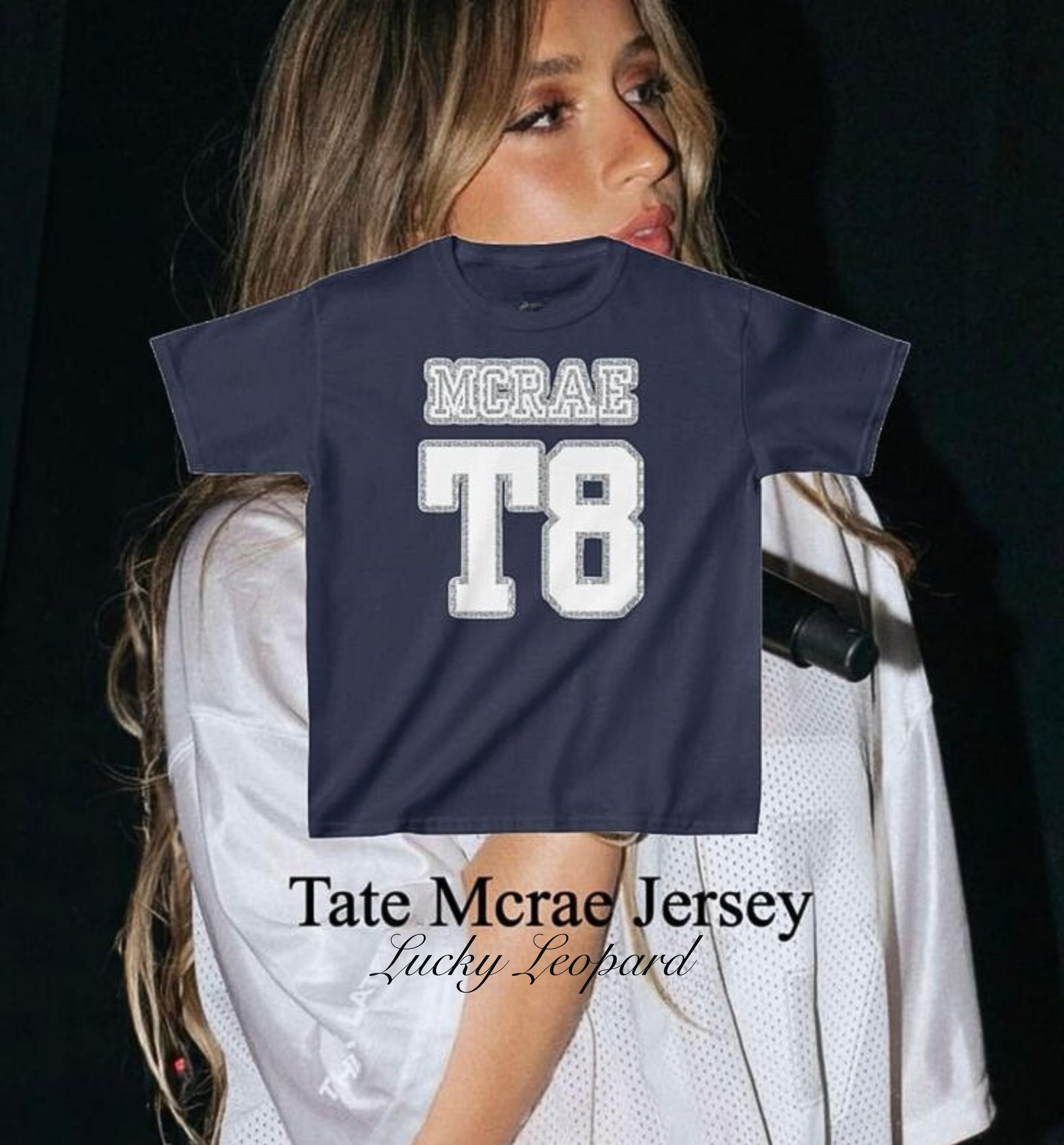T8 Mcrae Jersey Shirt, Tate Mcrae Concert Baby Tee, T8 Music