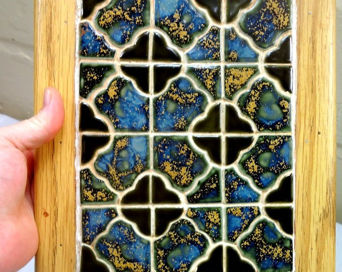 Vintage Tile Trivet Hot Plate Etsy