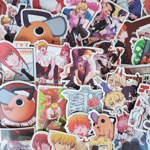 Action Anime Stickers - Set of 50 Stickers - Vinyl & Waterproof