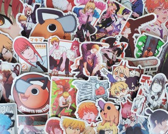 Action Anime Stickers - Set of 50 Stickers - Vinyl & Waterproof