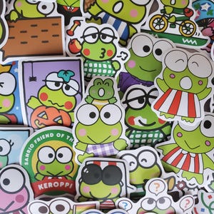 Pegatinas de rana - Juego de 50 pegatinas - Vinilo impermeable