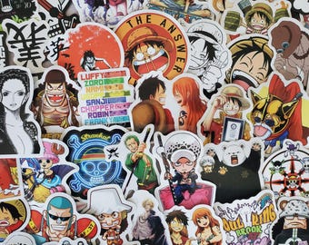Pirate Anime Stickers - Set of 100 Stickers - Vinyl & Waterproof