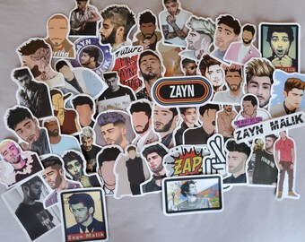 British Popstar Stickers - Set of 50 Stickers - Vinyl & Waterproof