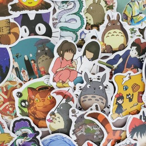 Studio Anime Stickers - Set of 75 Stickers - Vinyl & Waterproof