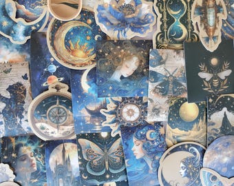 Cosmic Stickers - Set of 50 Stickers - Vinyl & Waterproof