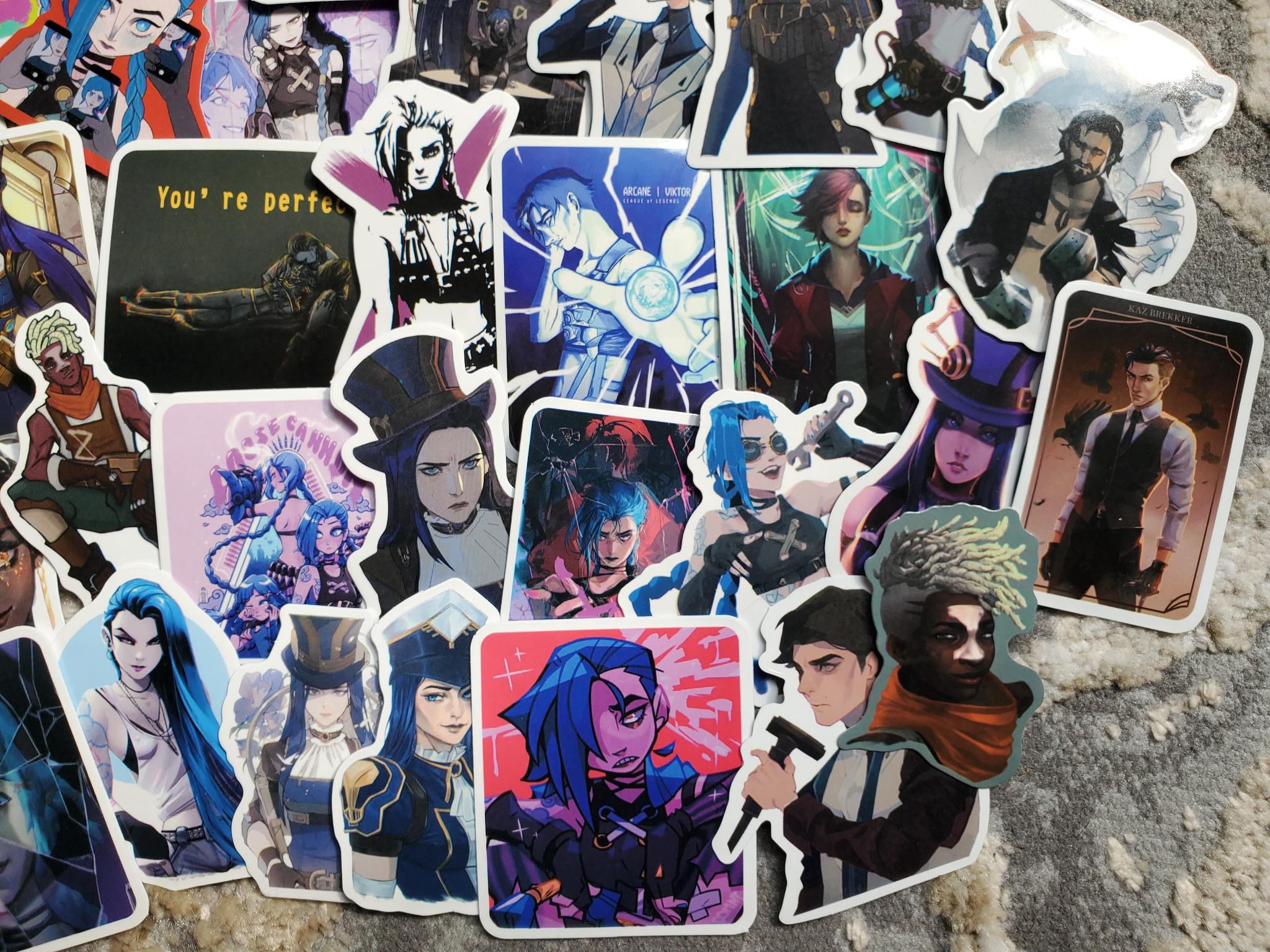 Arcane Stickers - Set of 50 Stickers - Vinyl & Waterproof - Etsy