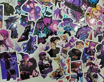 K/DA Stickers - Set of 50 Stickers - Vinyl & Waterproof