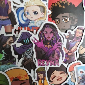 Valorant Stickers - Set of 50 Stickers - Vinyl & Waterproof