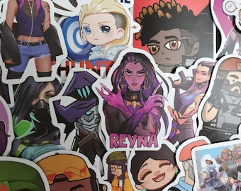 Valorant Stickers - Set of 50 Stickers - Vinyl & Waterproof