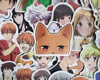 Fruit Basket Anime Stickers - Set of 50 Stickers - Vinyl & Waterproof