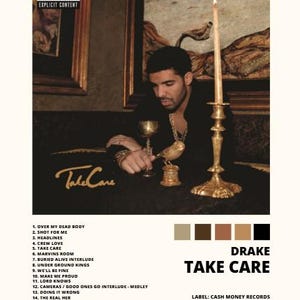Drake&#39;s Take Care Album Poster