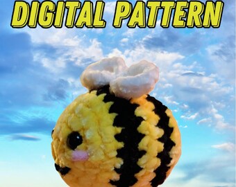 Crochet Bee Pattern  DIGITAL PDF