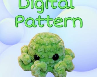 Crochet  Mini Octopus Digital PDF Pattern