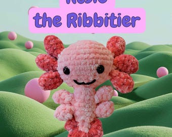 Amigurumi Crochet Axolotl Plushie
