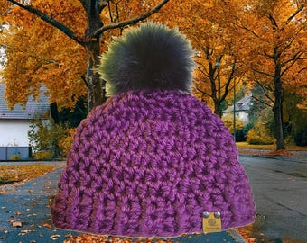 Handmade Skull Cap Beanie Halloween Colors