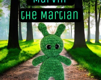 Amigurumi Crochet Alien Martian Plushie