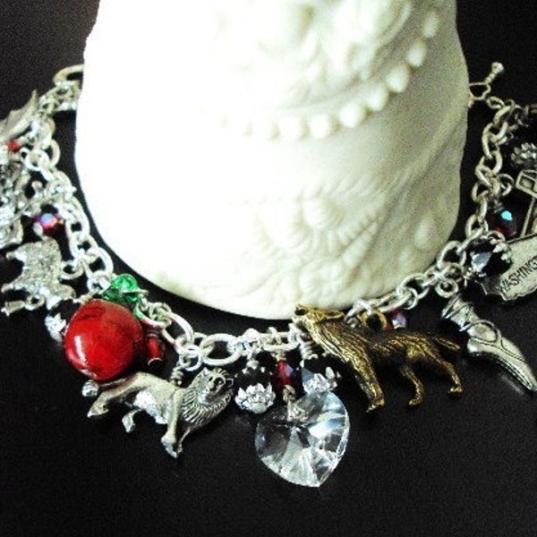 SALE- Org. 35.00 Twilight Inspired Charm Bracelet